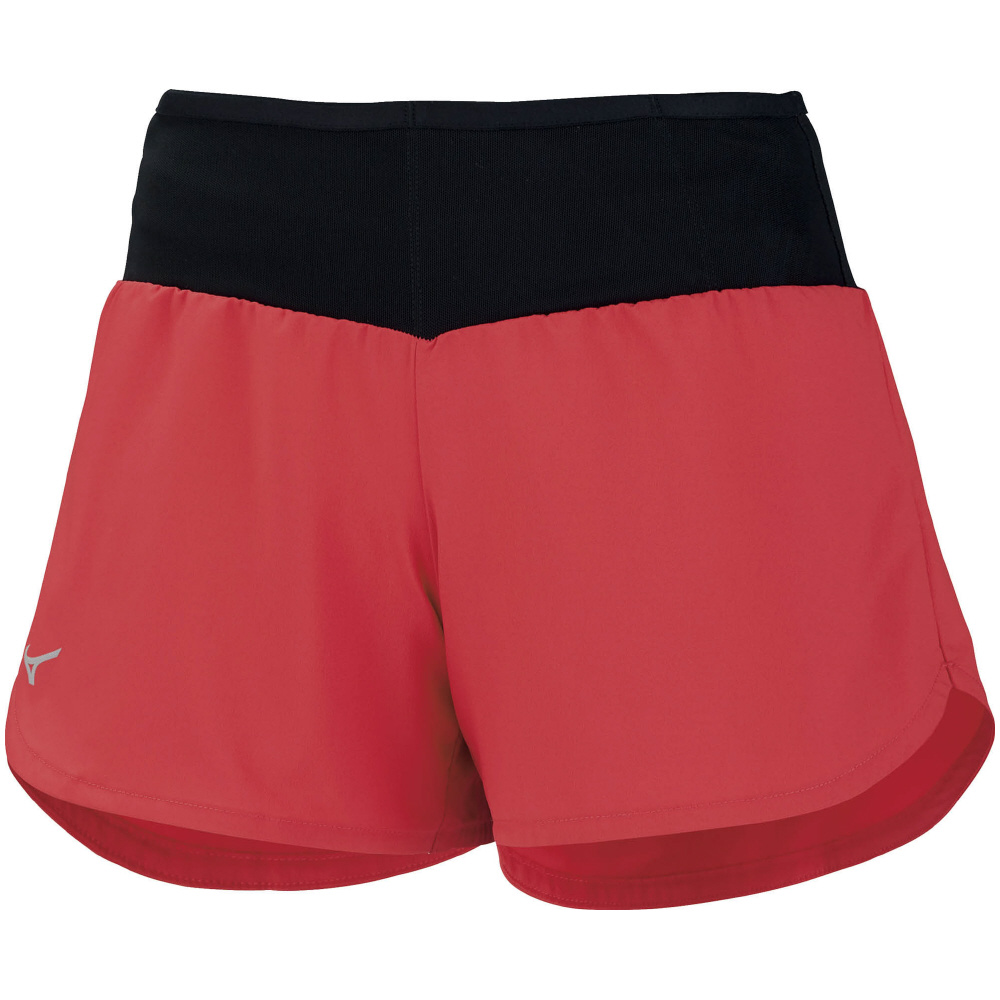 MULTI POCKET SHORTS WOMEN (SLIM FIT) ROSE RED